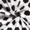 Baumwolle Druck Popeline Fußball | Öko Tex 100 | Poplin