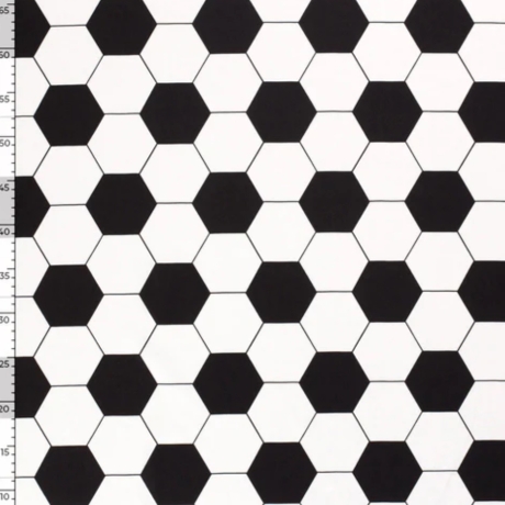 Baumwolle Druck Popeline Fußball | Öko Tex 100 | Poplin