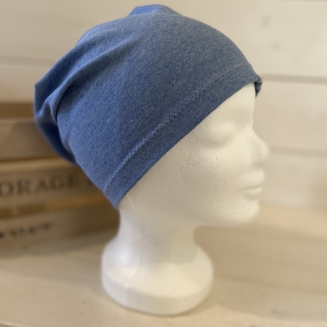 Beanie Onkologie/Chemo Mütze Nacht- Schlaf Mütze Neon Kreise