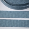 Gurtband Baumwolle recycelt 30 mm blau jeansblau