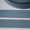 Gurtband Baumwolle recycelt 30 mm blau jeansblau