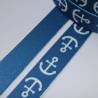 Gurtband Anker blau 30 mm großes Motiv RESTmenge