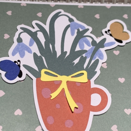 Karte Frühlingsgruß - Alles Gute - Grußkarte