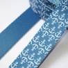 Gurtband Anker blau 30 mm kleines Motiv