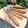 Handgedrechselter Holzflaschenöffner aus Holz & Edelstahl