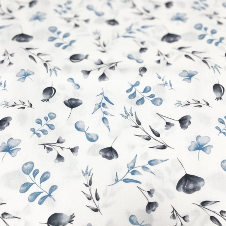 Baumwolle Druck Popeline | Blumen |Öko Tex 100 | Poplin 