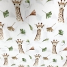 Baumwolle Druck Popeline bemustert Tiere Giraffe