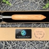 Handgedrechselter Holzflaschenöffner aus Holz & Edelstahl