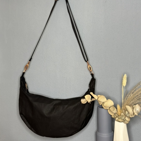 Umhängetasche LuniBag schwarz/rosé