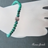 Herren Armband Chrysokoll Perlen synthetisch grün Buddha Männer