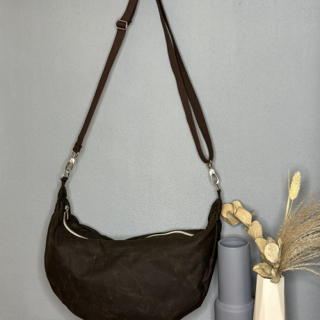 Umhängetasche LuniBag dunkelbraun