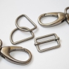 Karabinerhaken 25 mm altsilber antik silber Karabiner