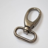 Karabinerhaken 25 mm altsilber antik silber Karabiner