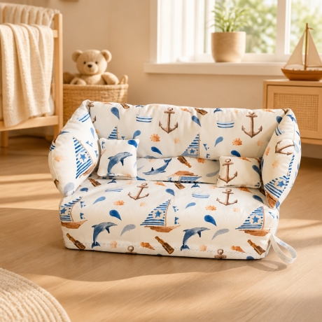 Deko-Sofa Kosmetikbox Sofa Taschentücherbox Sofa - Delfin