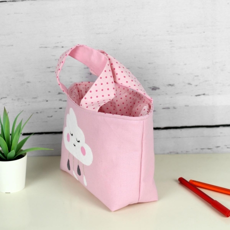 Kindertasche ~ Wölkchen | Wendetasche | Personalisiert