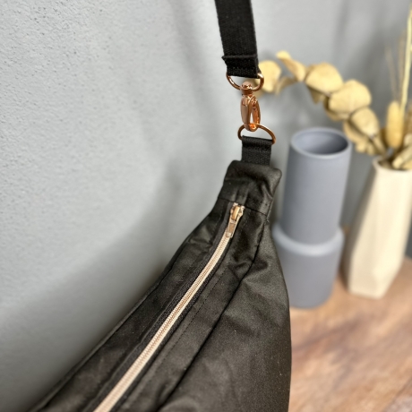 Umhängetasche LuniBag schwarz/rosé