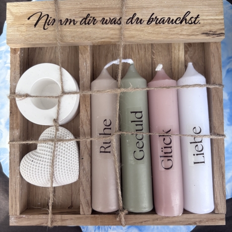 Geschenkset “Nimm dir was du brauchst”