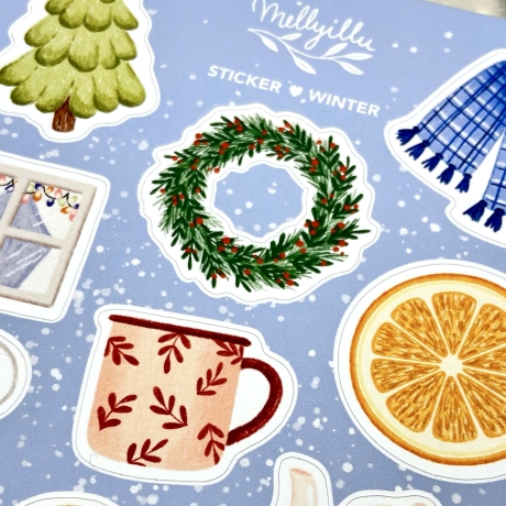 Winterzeit - Sticker