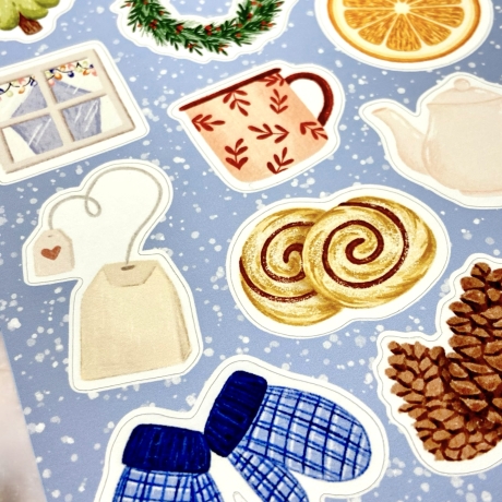 Winterzeit - Sticker