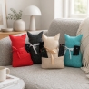 KatzenKissen mit Taschen,DekoKissen,Geschenkidee - rot
