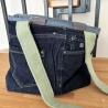 Handtasche aus Jeans Hosenteil ( Upcycling) - 12 - 