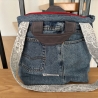 Handtasche aus Jeans Hosenteil ( Upcycling) - 7 - 