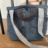 Handtasche aus Jeans Hosenteil ( Upcycling) - 7 - 