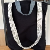 Einzigartige Handtasche aus Jeans und Baumwolle 17 upcycling
