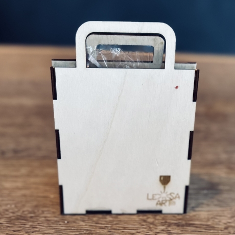 Geschenktasche Holz „Von Herzen für dich“ | nachhaltig | personal