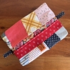 Einzigartige Patchwork Kosmetiktasche Handmade im Allgäu