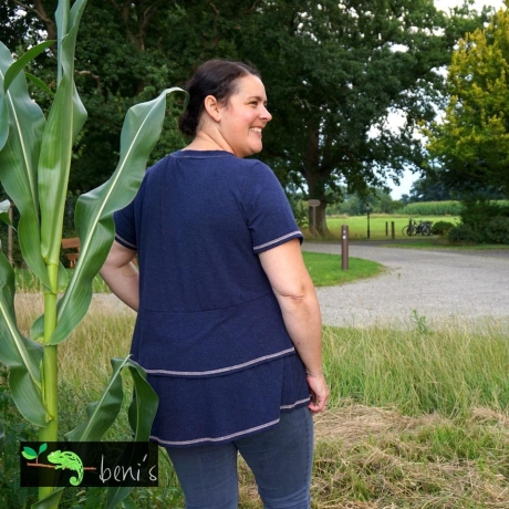 Schnittmuster Volantshirt NenaLisi 