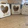 Geschenktasche Holz „Von Herzen für dich“ | nachhaltig | personal