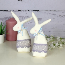 2er Set Osterhasen aus Stoff ~ Stoffdeko | Geschenkidee