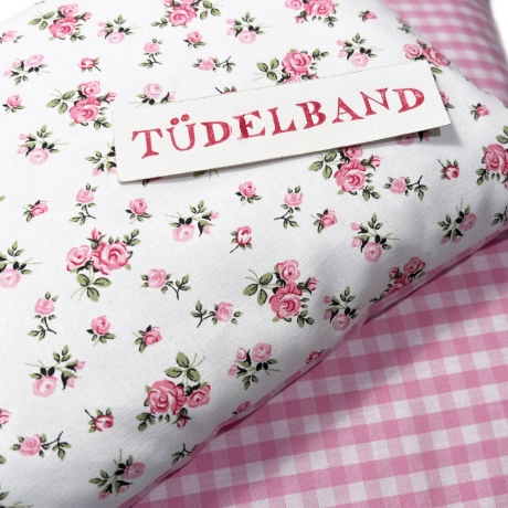 Puppenbettwäsche Puppenbettzeug ...Rosenduft...rosa...
