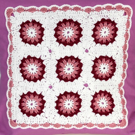 Granny Square ~ Kissenhülle 40x40cm | Sofakissen | Wohndeko