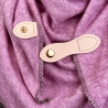 Wickelschal Halstuch XL Strickjersey beere