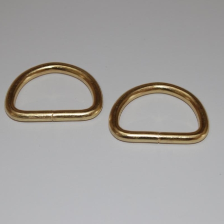 D-Ring 25 mm gold 2 Stück RE