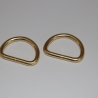 D-Ring 25 mm gold 2 Stück