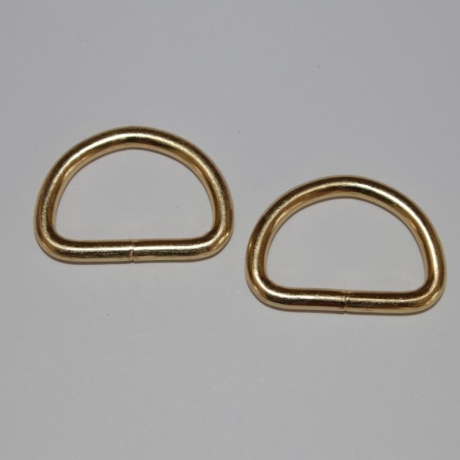 D-Ring 25 mm gold 2 Stück RE
