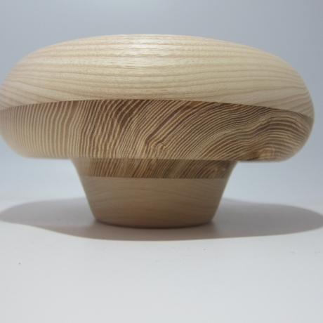 Eschenholz Schale geschwungen / Handarbeit aus Bayern / 23cm