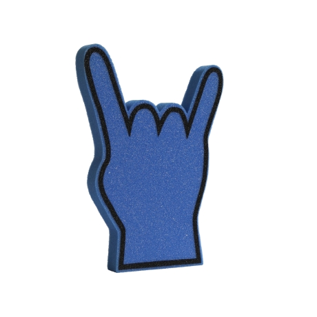Schaumstofffinger Rocker Winkehand - Rocker blau