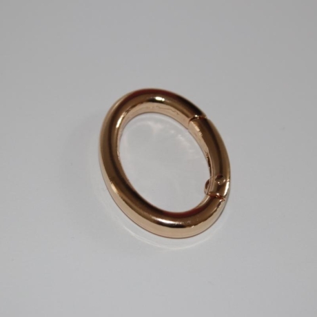 Karabiner ovale Form GOLD Ellipse Oval-Ring oval