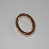 2x Karabiner ovale Form GOLD Ellipse Oval-Ring oval