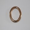 2x Karabiner ovale Form GOLD Ellipse Oval-Ring oval