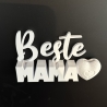 Beste Mama ❤️ Deko mit Herz aus 3D Druck