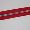 Reißverschluss rot mit bunter Spirale 5 mm & Zipper Endlos