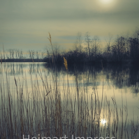 Fotografie Lichtreflexion See  FineArt Druck