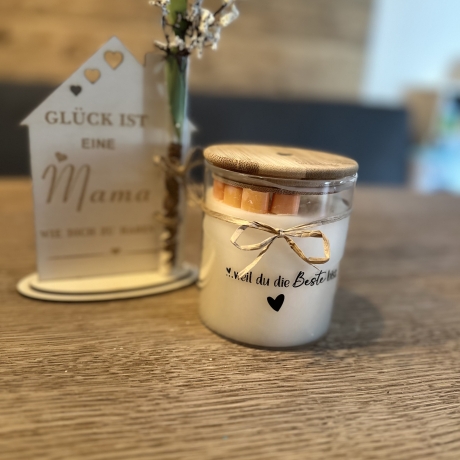 Kerze mit versteckter Botschaft-Geschenk für besondere Menschen 