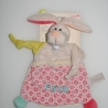 Hase Schmusetuch mit Name bestickt♥pink beige