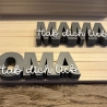 3D Druck Schriftzug „Mama-/Oma ich hab Dich Lieb“